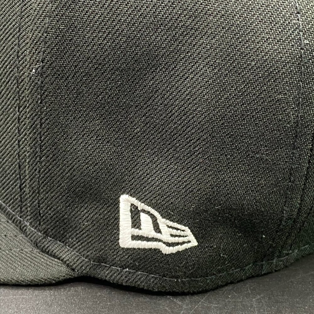 New Era NFL Las Vegas Raiders Cap Hat Men's OSFM w/ Adjustable Strap Black - Picture 10 of 15
